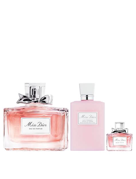 miss dior perfume set with lotion|miss dior perfume gift sets.